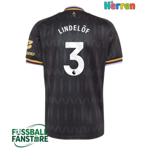 Aston Villa Victor Lindelof #3 Replik Auswärtstrikot 2026-27 Kurzarm
